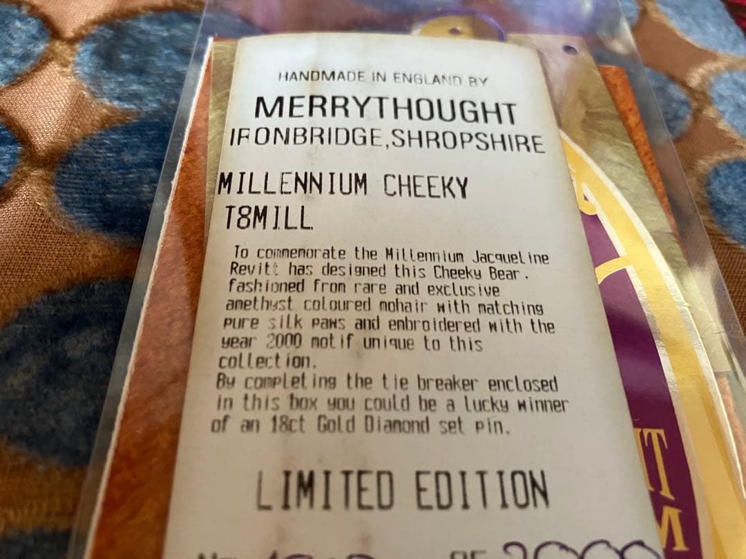 MERRYTHOUGHT MILLENNIUM CHEEKY メリーソート