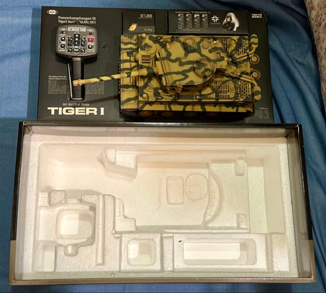 東京マルイRCバトルタンク Tiger Iドイツ重戦車迷彩仕様1/24