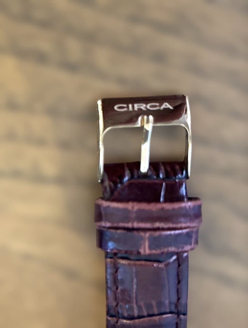 【電池交換済】CIRCA 23K GP サーカ腕時計 クォーツ　スモセコ