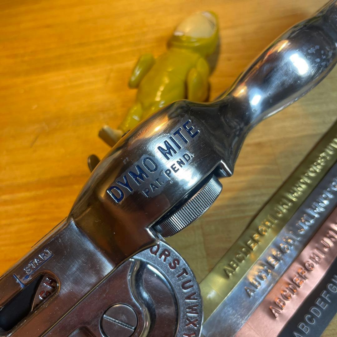 □製品保証□【美品・機関良好】ダイモ DYMO M-2C クローム 181-13 パンチ