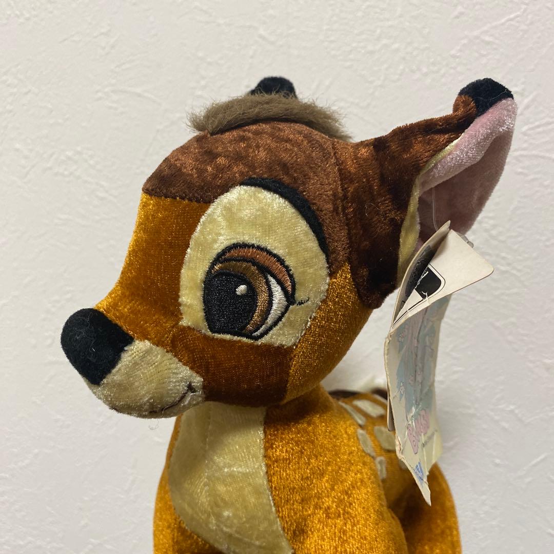 レトロ レア バンビ ぬいぐるみ ディズニー タグ付き BAMBI m4 - メルカリ