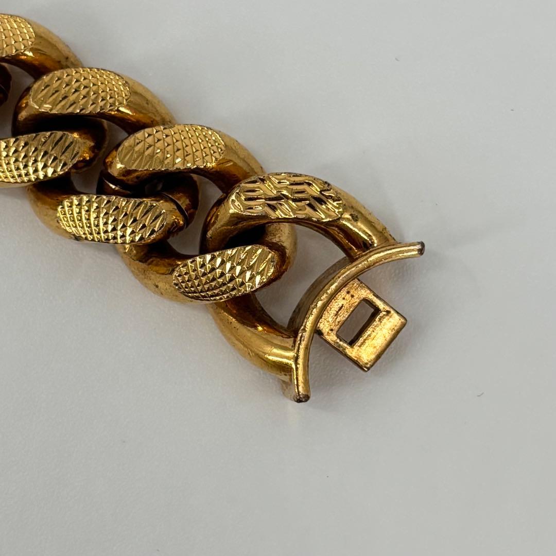 【最終底値】VERSACE ブレスレット メデューサ 喜平チェーン ゴールド