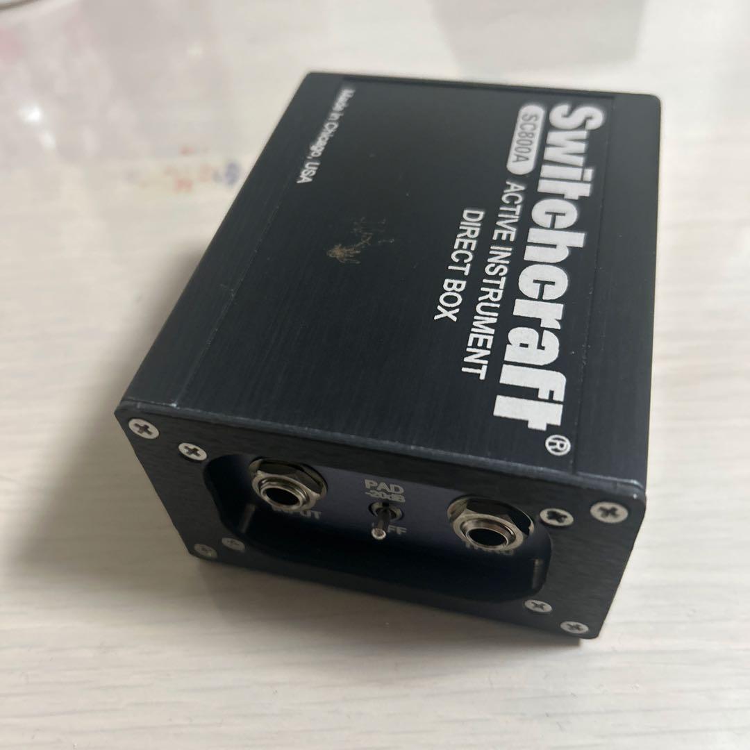 Switchcraft SC800A アクティブ ダイレクトボックス　DI