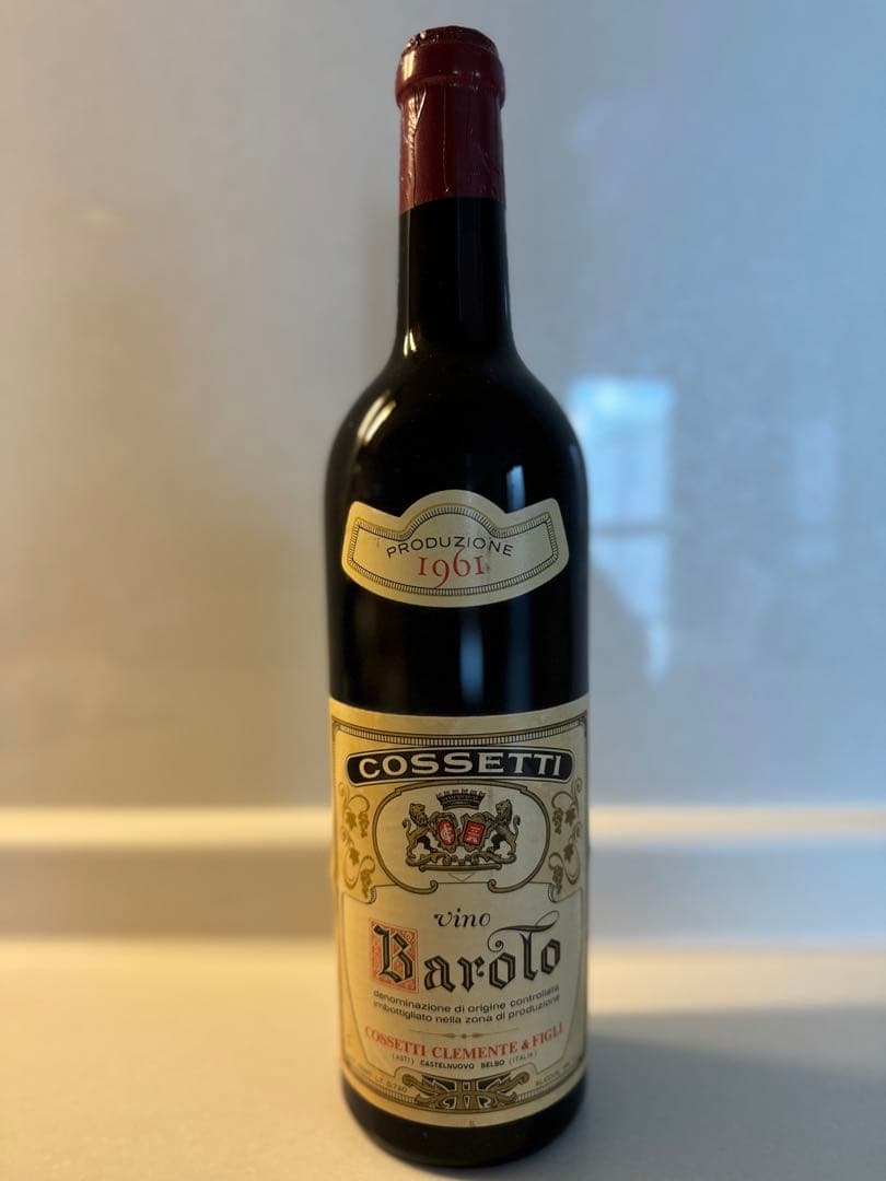 1961年　COSSETTI Barolo 1961年 COSSETTI Barolo 1961年 COSSETTI Barolo 【公式通販】