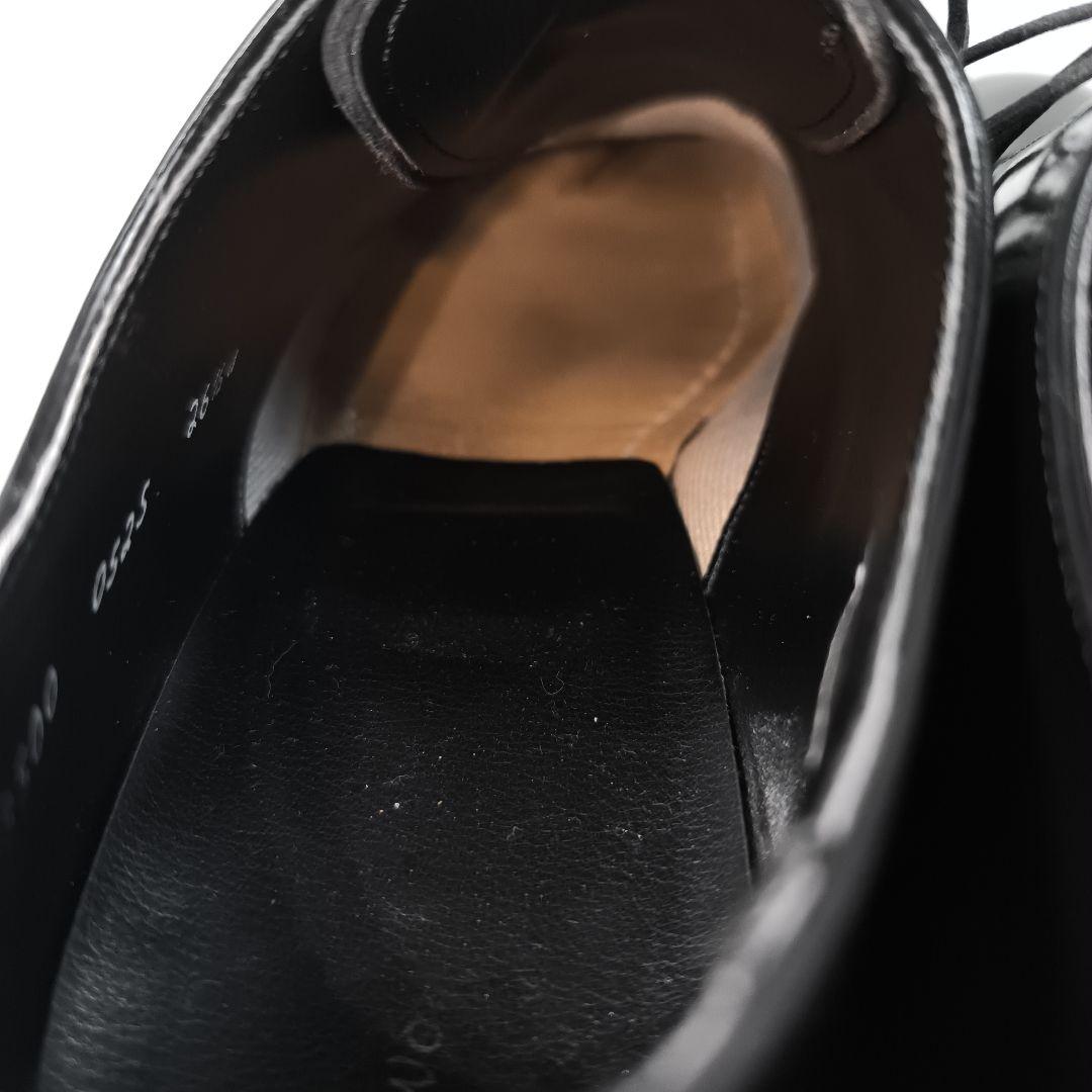 ✨美品✨ リーガル ドレスシューズ 内羽根 ストレートチップ ガラスレザー 黒