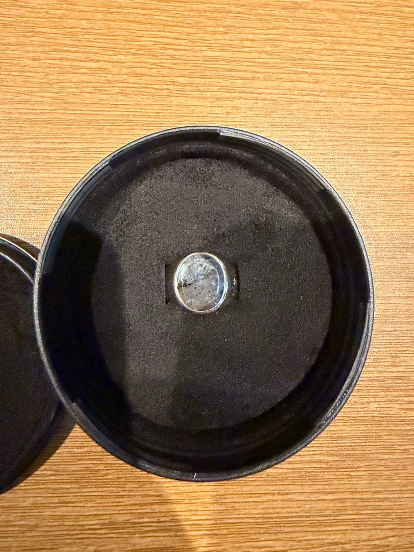 TOMWOOD トムウッド Oval Larvikite リング56