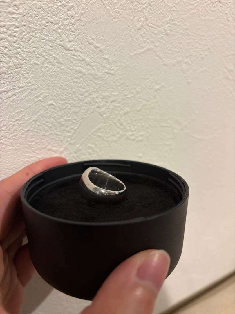 TOMWOOD トムウッド Oval Larvikite リング56