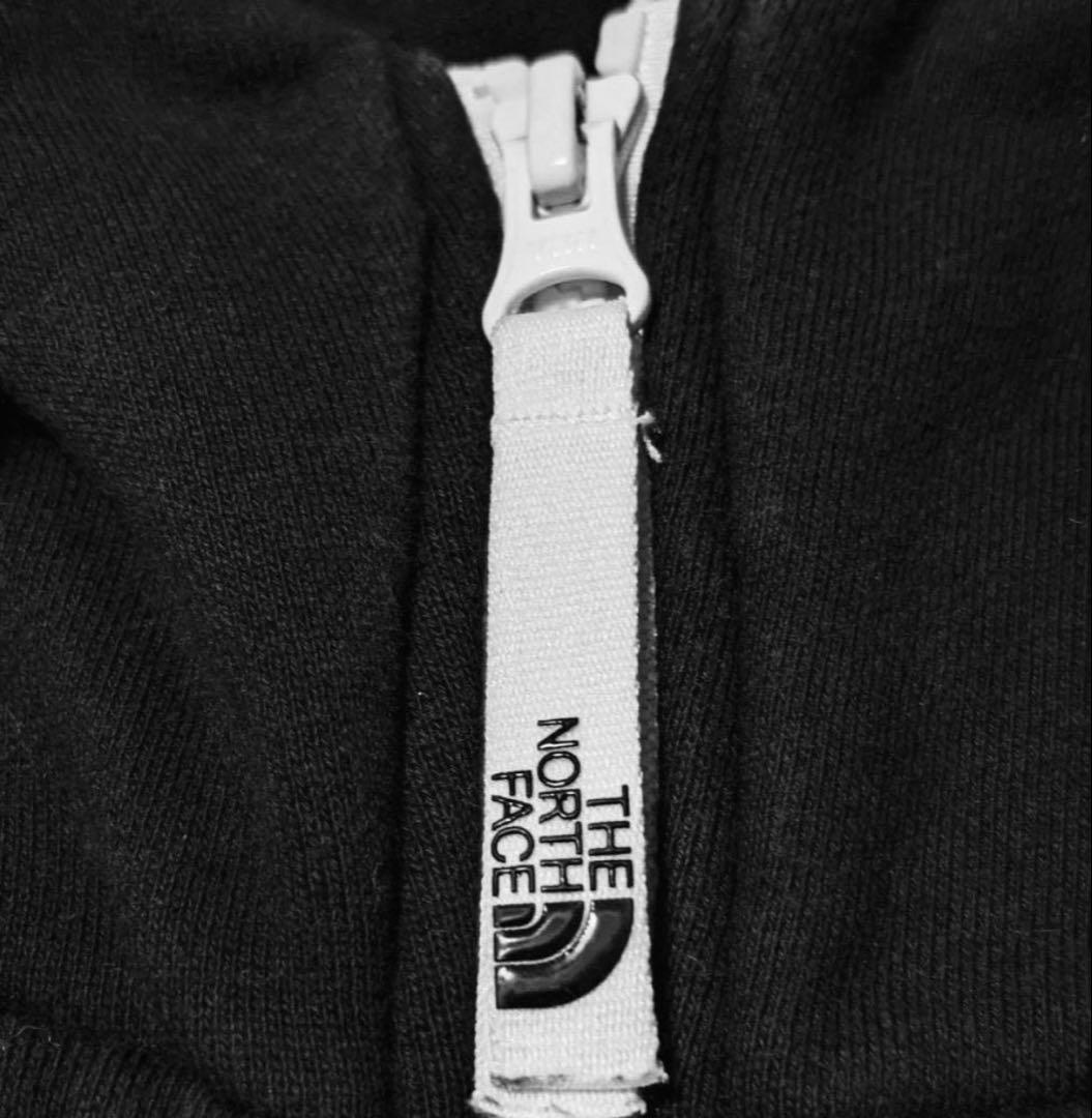 『美品』THE NORTH FACE 黒ジップパーカーL