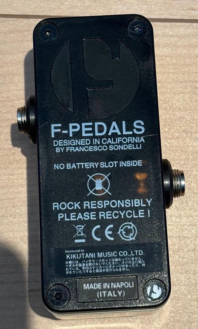 F-Pedals / DAMN10 -DISTORTION- エフェクター