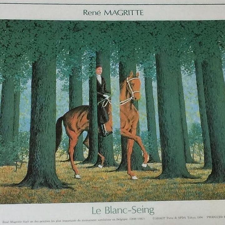 ルネ・マグリット「白紙委任状」ジグソーパズル - メルカリ