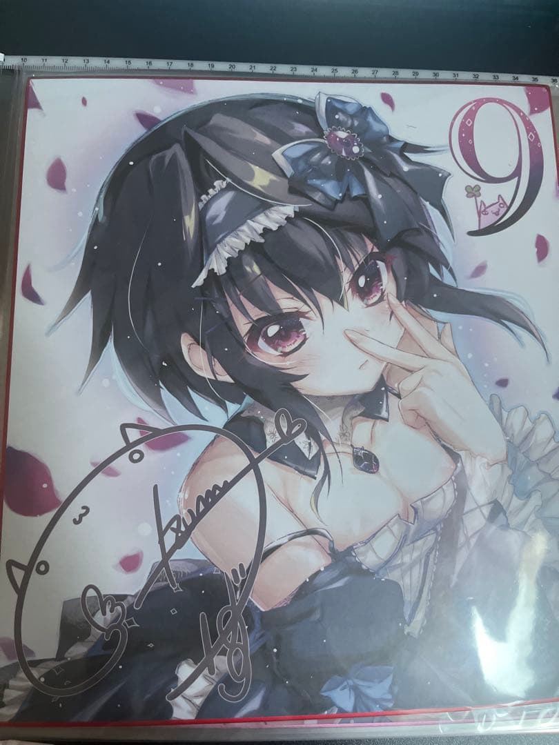 限定品)翡翠亭 ミニ色紙バインダーと色紙セット(ミニと普通あり)