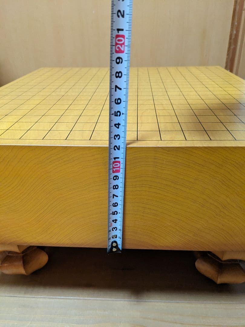 囲碁セット 4寸　脚付き　へそ付き　 蛤石　那智黒　碁笥セット