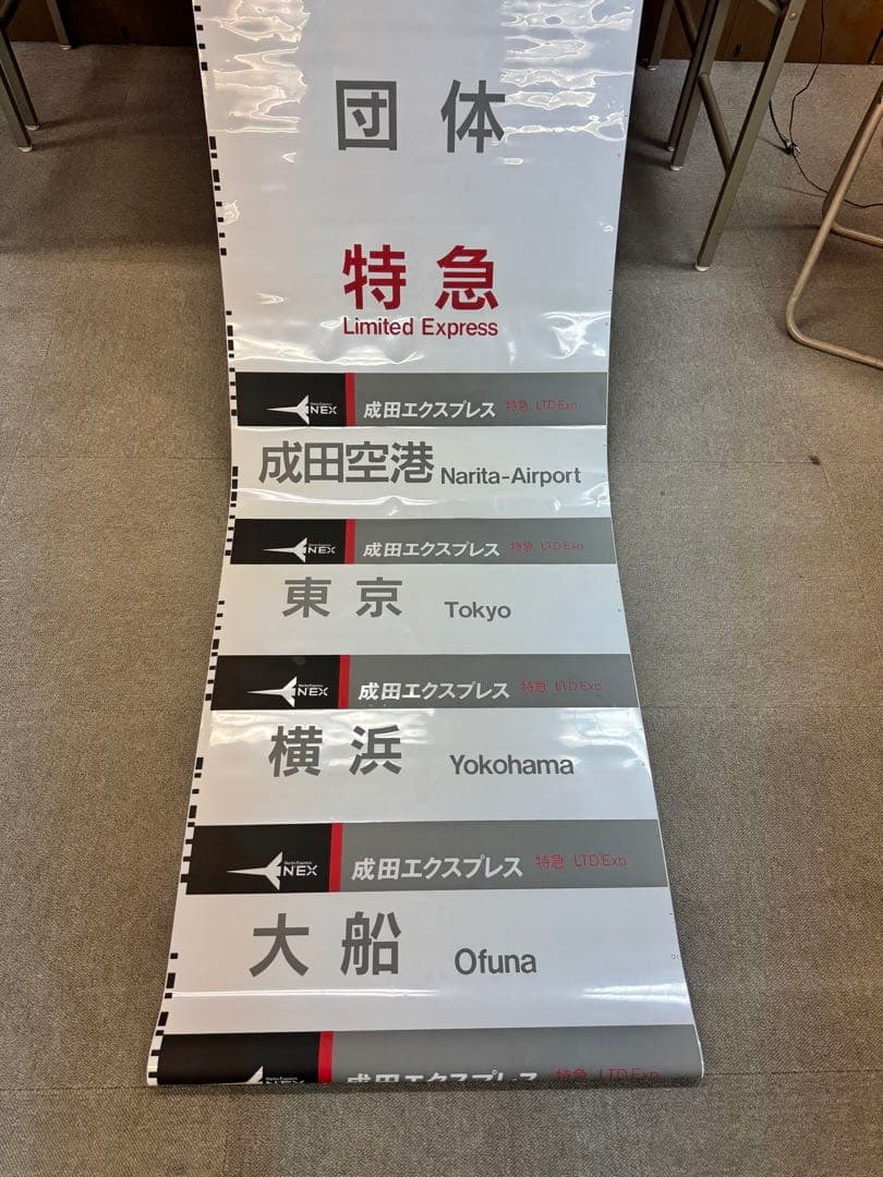253系 成田エクスプレス NEX 側面方向幕