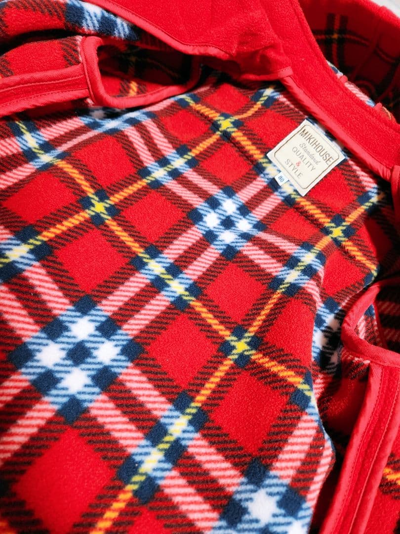 MIKI HOUSE　ダッフルコート　レッド　ベビー