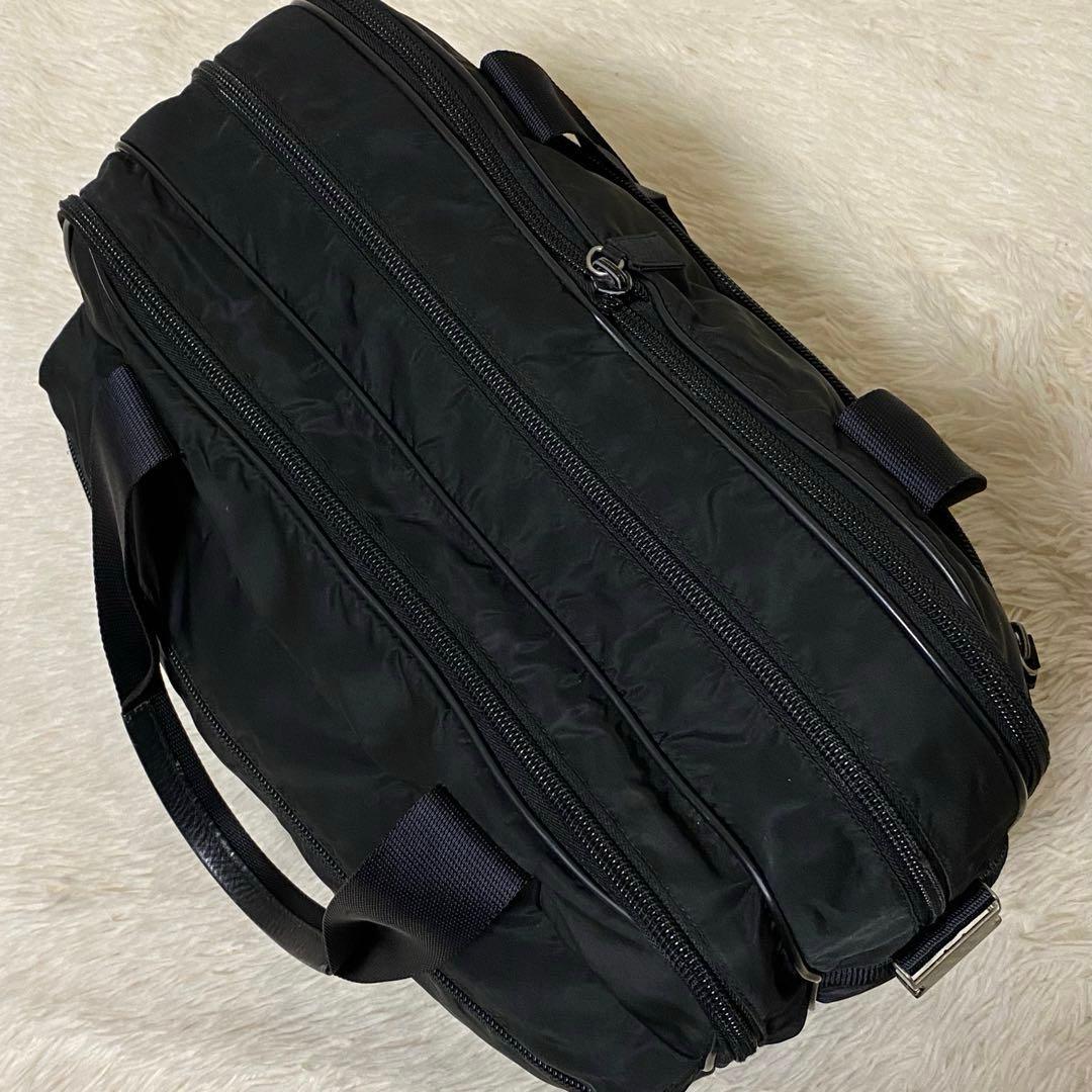 PRADA エクスパンダブル ナイロン ブリーフケース ビジネス バッグ 黒