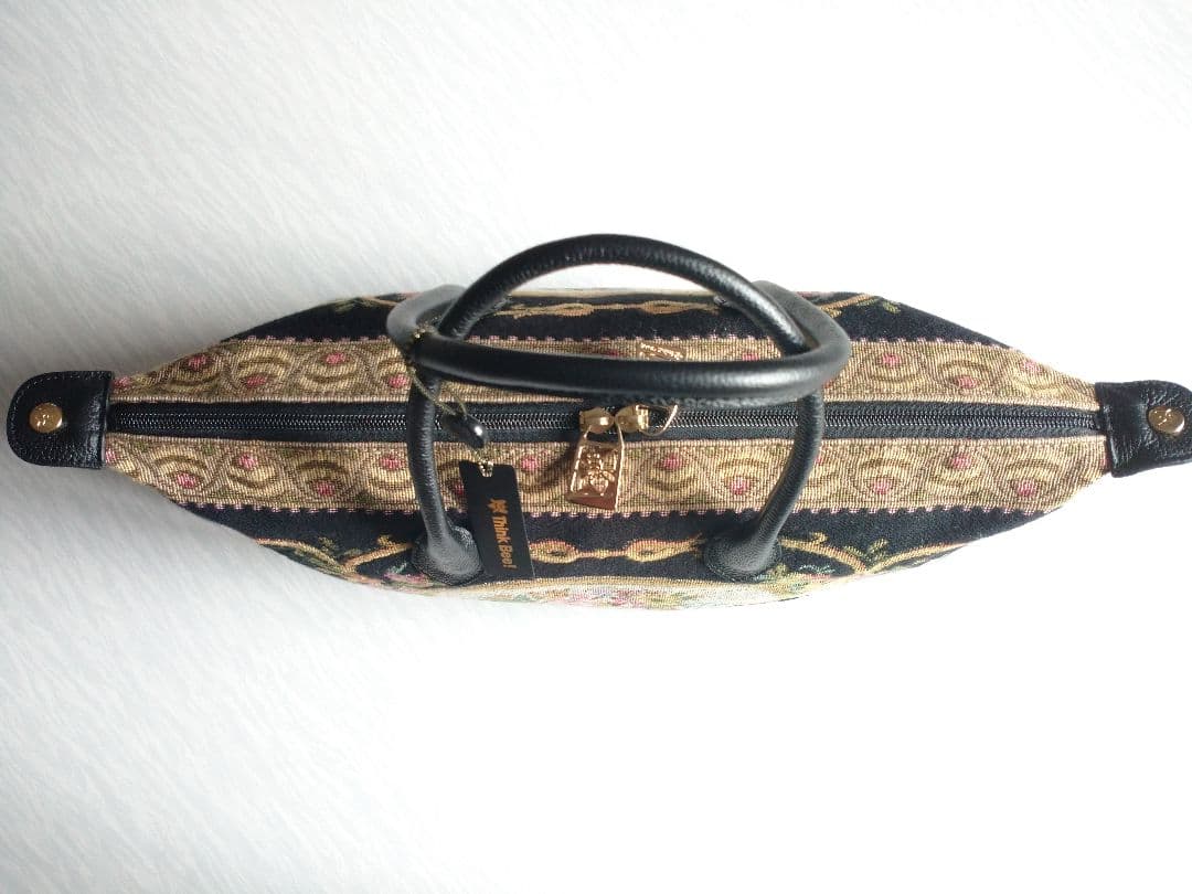 【新品】シンクビー ゴブラン織り ボストン/ハンドバッグ/ハンドバッグ