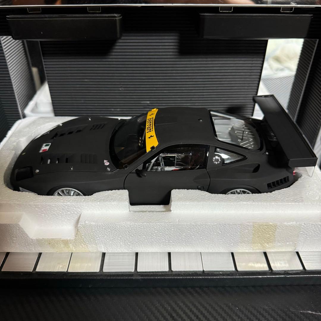 絶版 未展示品 京商 1/18 フェラーリ 575 GTC マットブラック