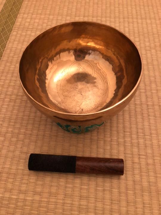 明治期 ガラス製大型オイルランプ花蕾型ランプ/切子油壷/ 水色練台座