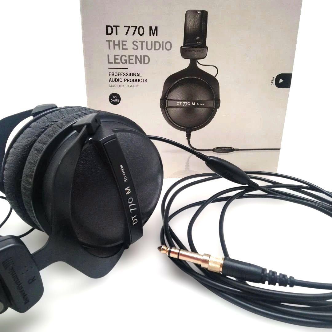 beyerdynamic(ベイヤーダイナミック) DT770 M 80Ω Beyerdynamic DT 770 M 80 ohm Closed-back Isolating Monitor
