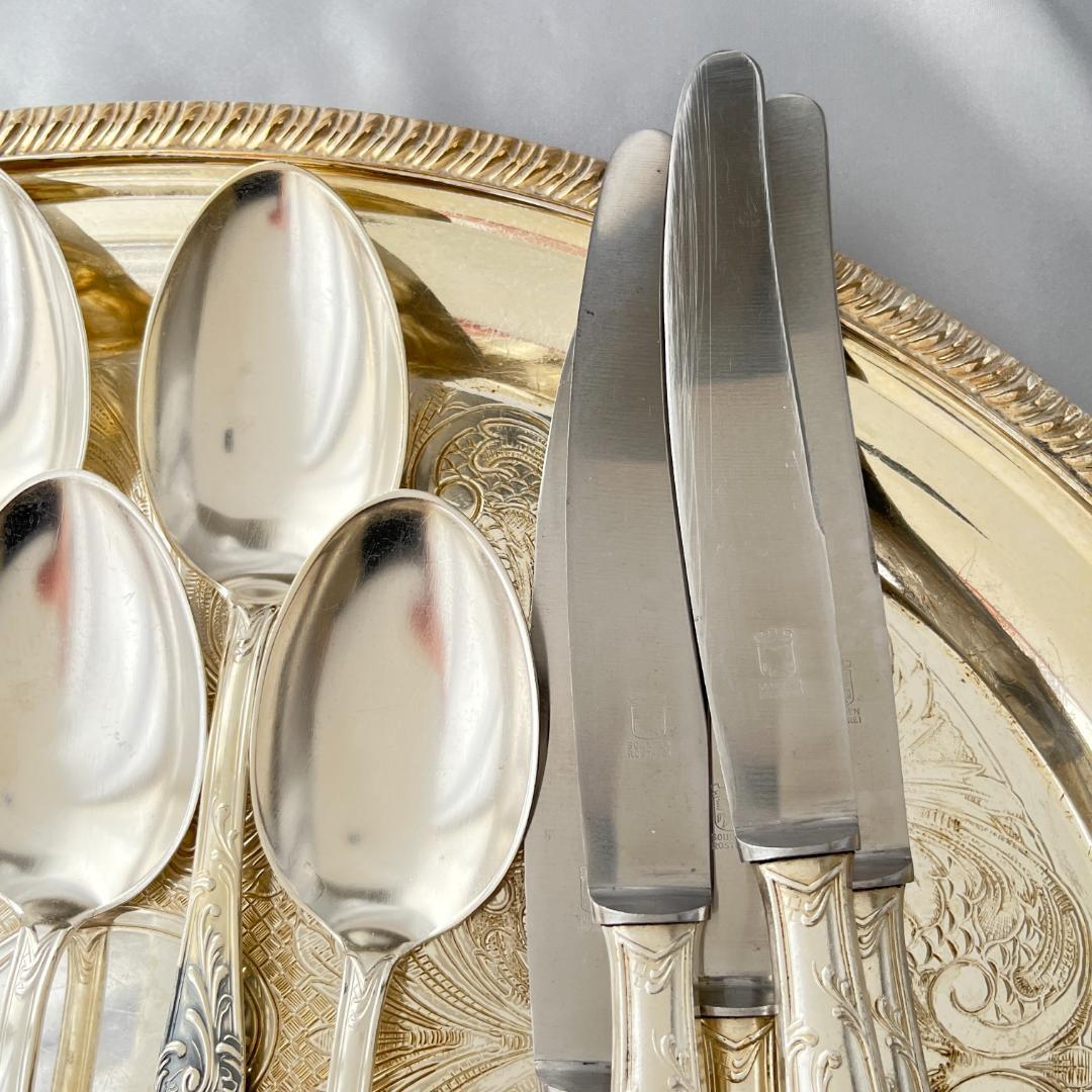 【ドイツ】ディナーセット 15本【シルバープレート】