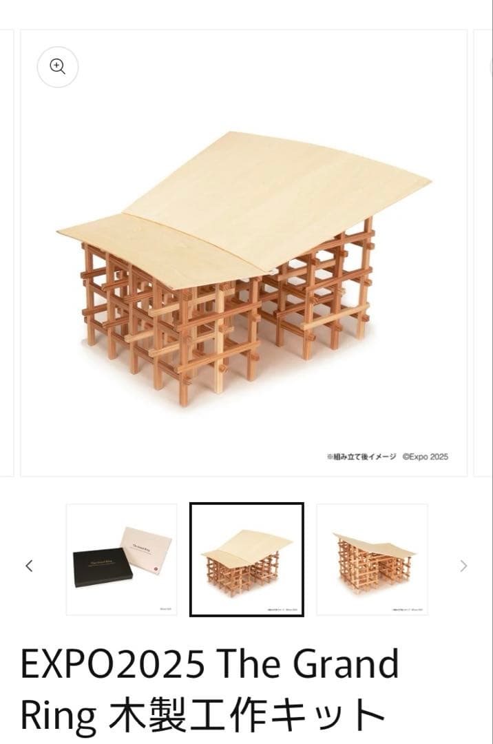 万博】EXPO2025 The Grand Ring 木製工作キット - メルカリ