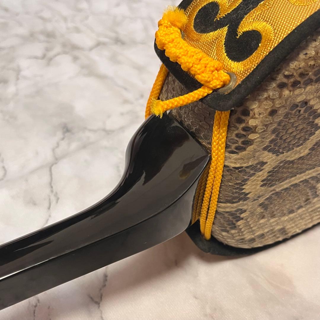 ヘビ革 三味線本体