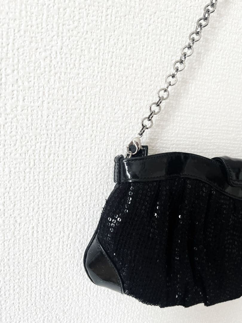 【美品】サルヴァトーレフェラガモ パーティーバッグ スパンコール