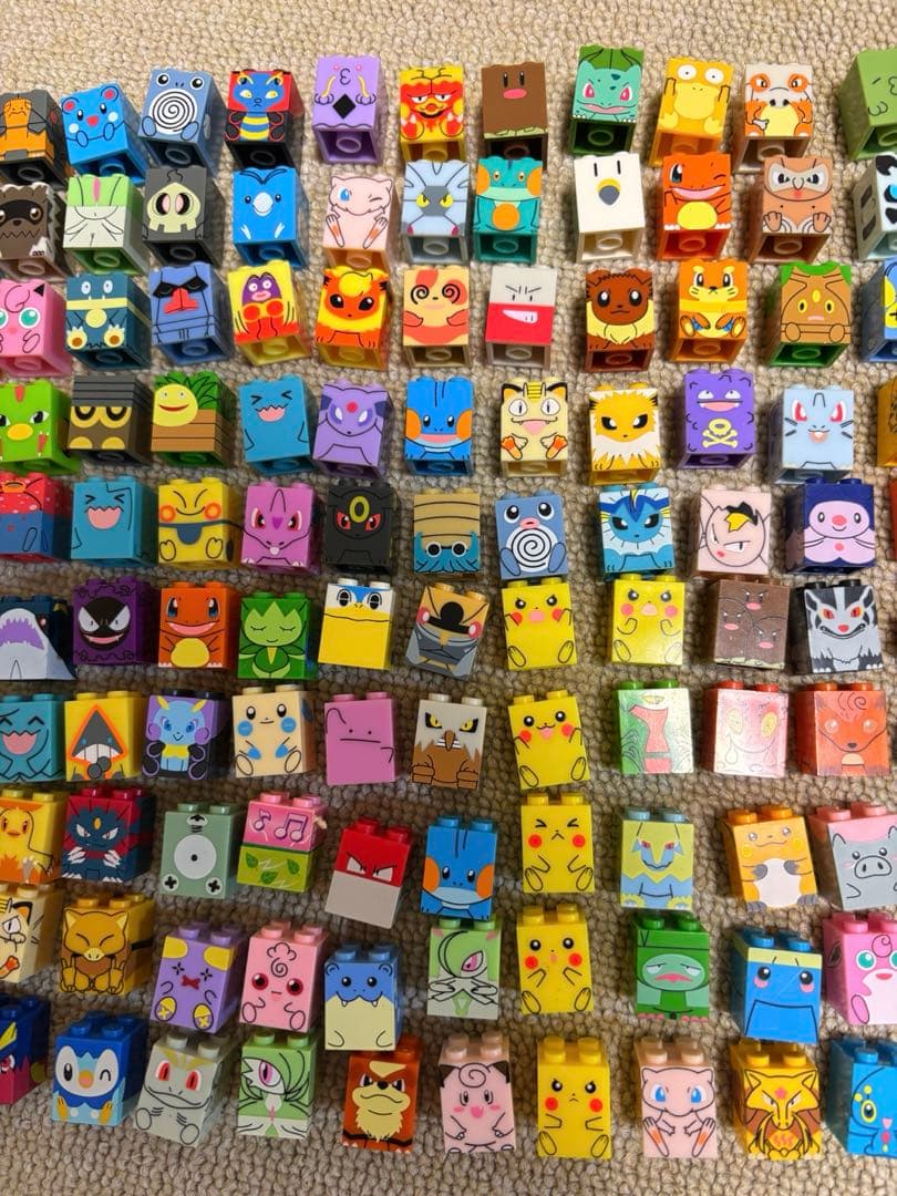 ポケモン　メガブロック　140種類　被りなし　まとめ売り　希少