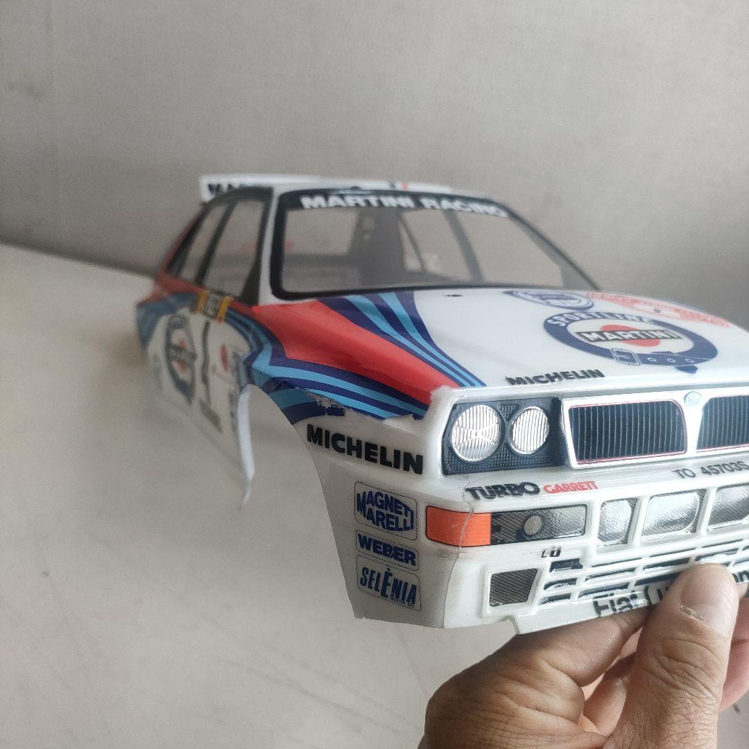 【当時物、レア】タミヤTA02シャーシ、プロポ、メカ付き、ランチアボディ付き