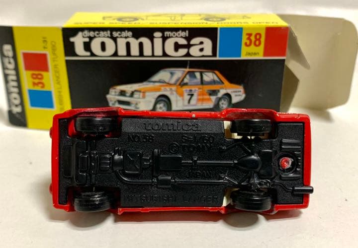 黒箱 トミカ 三菱ランサーターボ 2Fホイール仕様 激レア