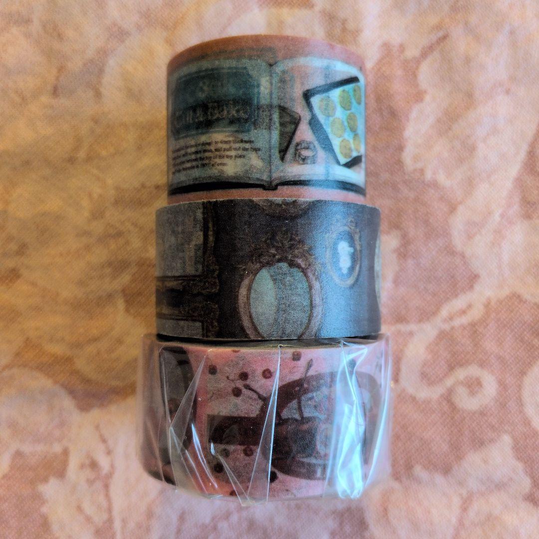 新品＆中古 okappalover マスキングテープ 3個 作家 オカッパラバー