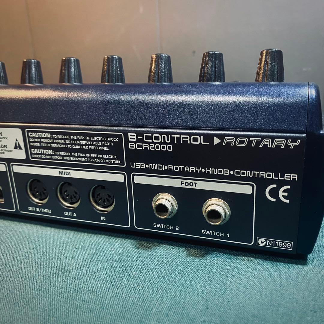 BEHRINGER BCR2000 日本語マニュアル付き 日本語取説書付け 日本語説明書