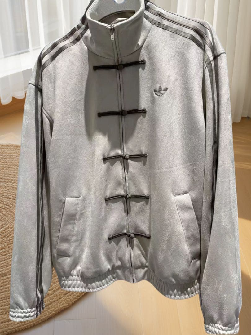 Adidas Lサイズ 中国限定 巳年チャイナトラックジャケット ホワイト