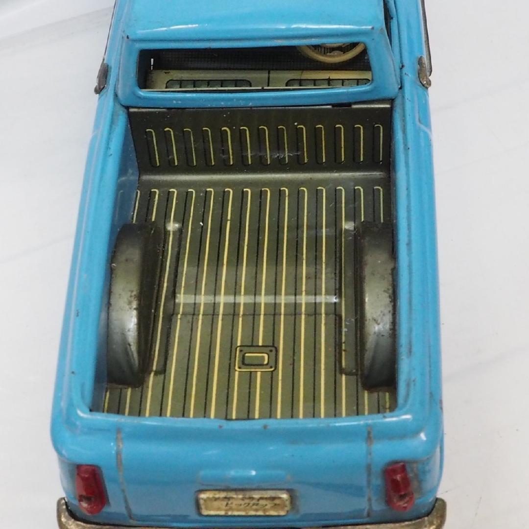萬代屋【トヨペット マスターライン ピックアップ水色】ブリキtin car箱無