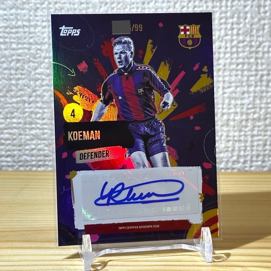 クーマン 直筆サイン サッカー ロナルド クーマン オランダ代表 証明書