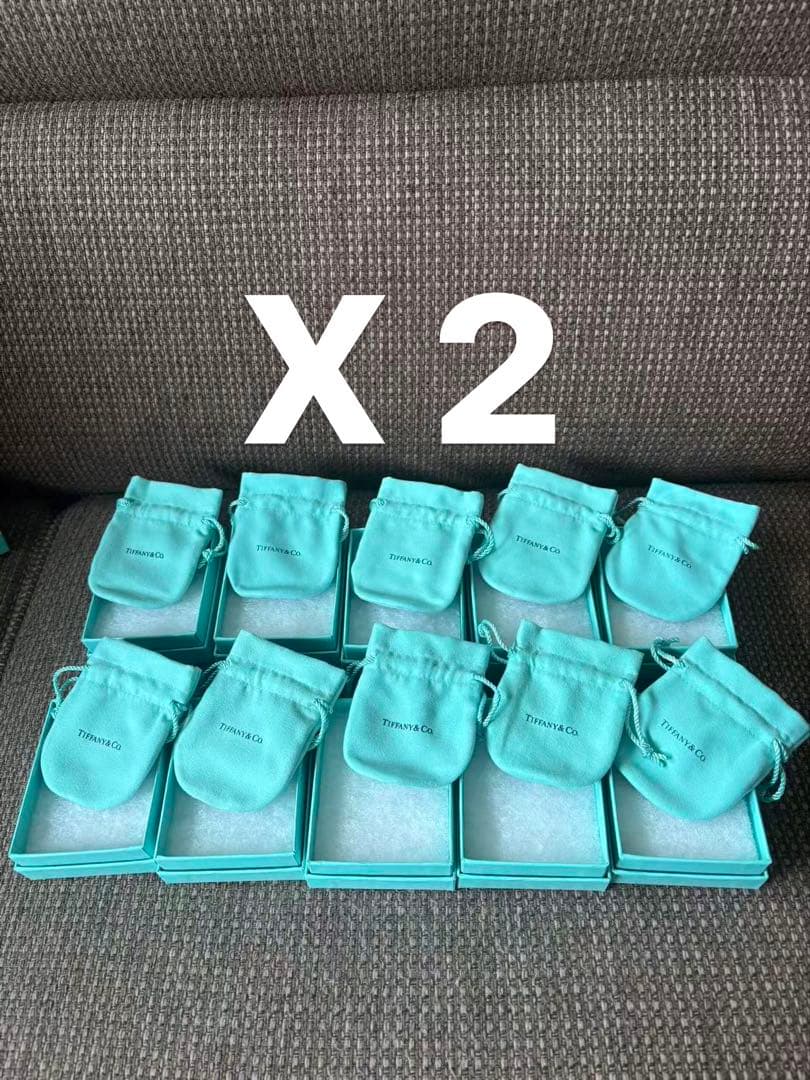 現行品 極美品Tiffany ティファニー空箱 巾着袋20セット - メルカリ