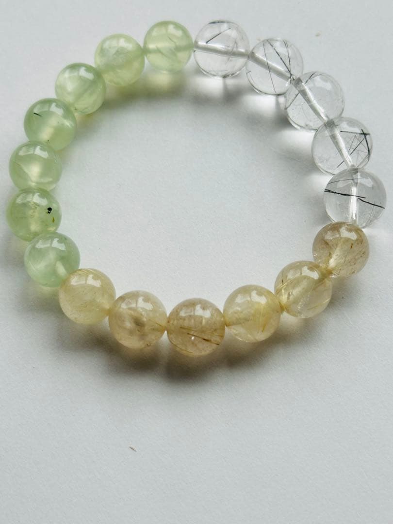 ユニドロブレスレット　グリーン系