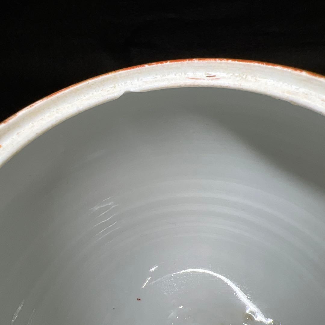 明治時代 九谷焼 金蘭手獅子香炉 木箱付 高約20㎝東Y7-