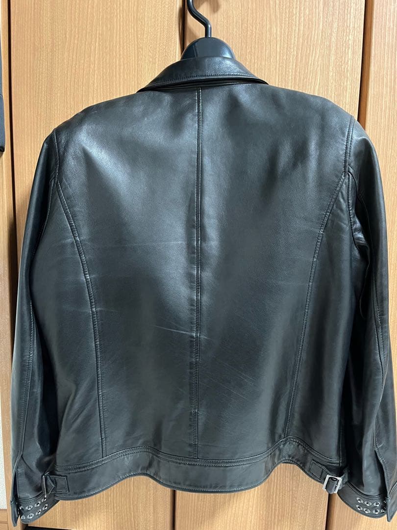 所さんのSNAKE MOTOR 世田谷ベースレザー ライダースジャケット黒