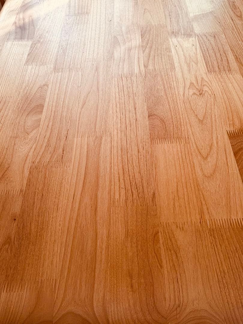 むむです。　無垢材 長方形ダイニングテーブル　オイル塗装