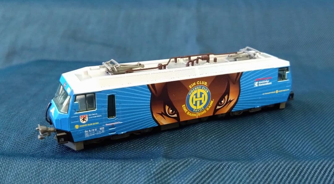 KATO/NOCH 7074065 Ge4/4 Ⅱ 652 HCD 2020 Kato 1766043DCC GE P42 Genesis - DCC -- VIA Rail Canada #917 (gray