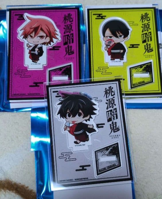 桃源暗鬼 極楽湯 ミニキャラ アクリルスタンド 無陀野 淀川 真澄 花魁