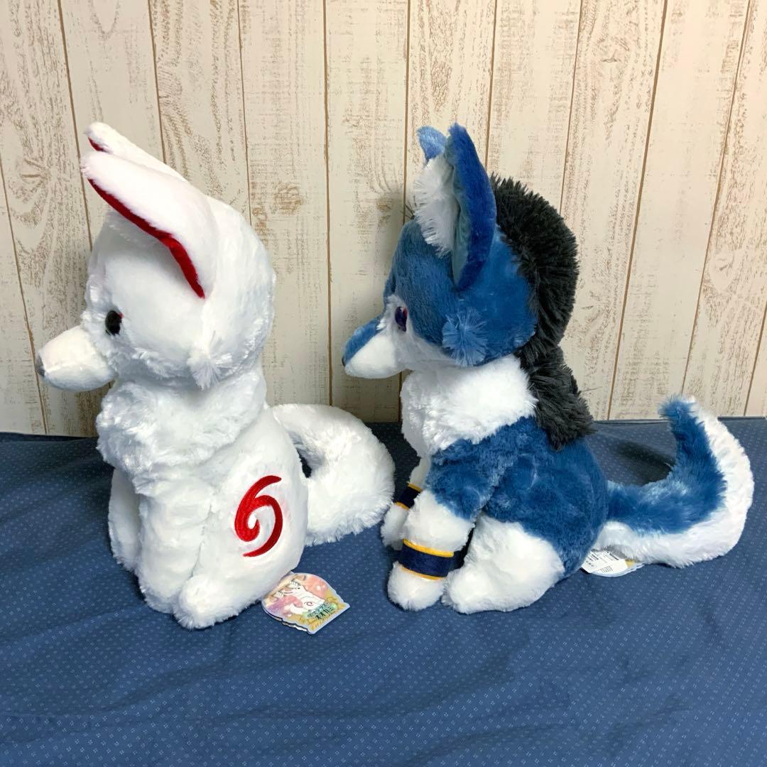 アマテラスのオオカミ ウルトラBIG ぬいぐるみ テル ラックル 2点セット