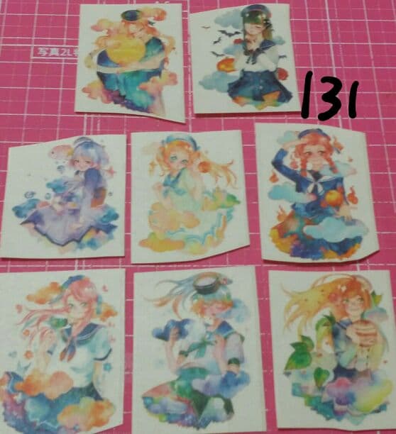 コラージュ マステ 家 背景 人物 各1ループ 切り売り おすそ分け