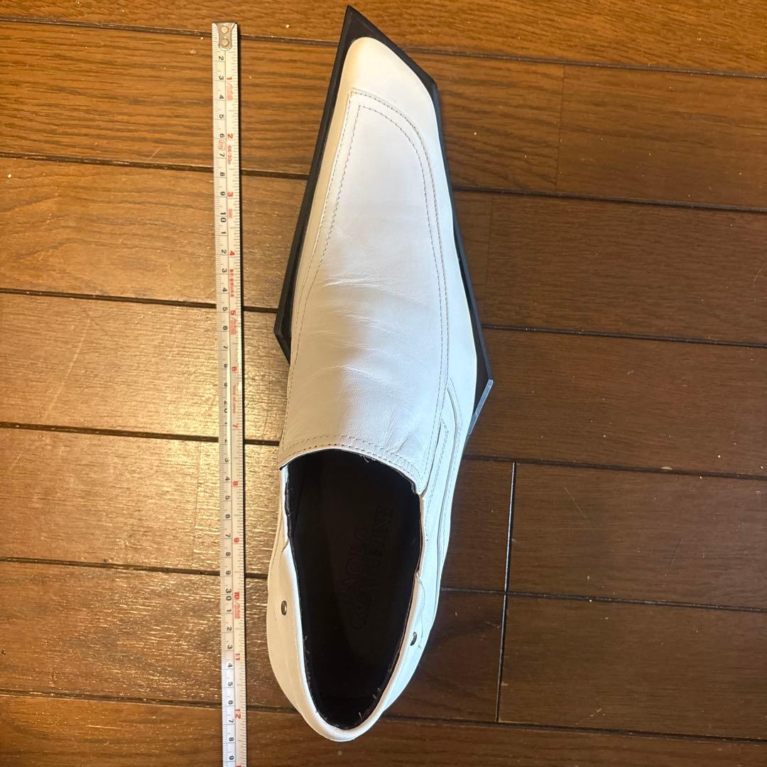 squareto white boots デカ靴 y2k archive