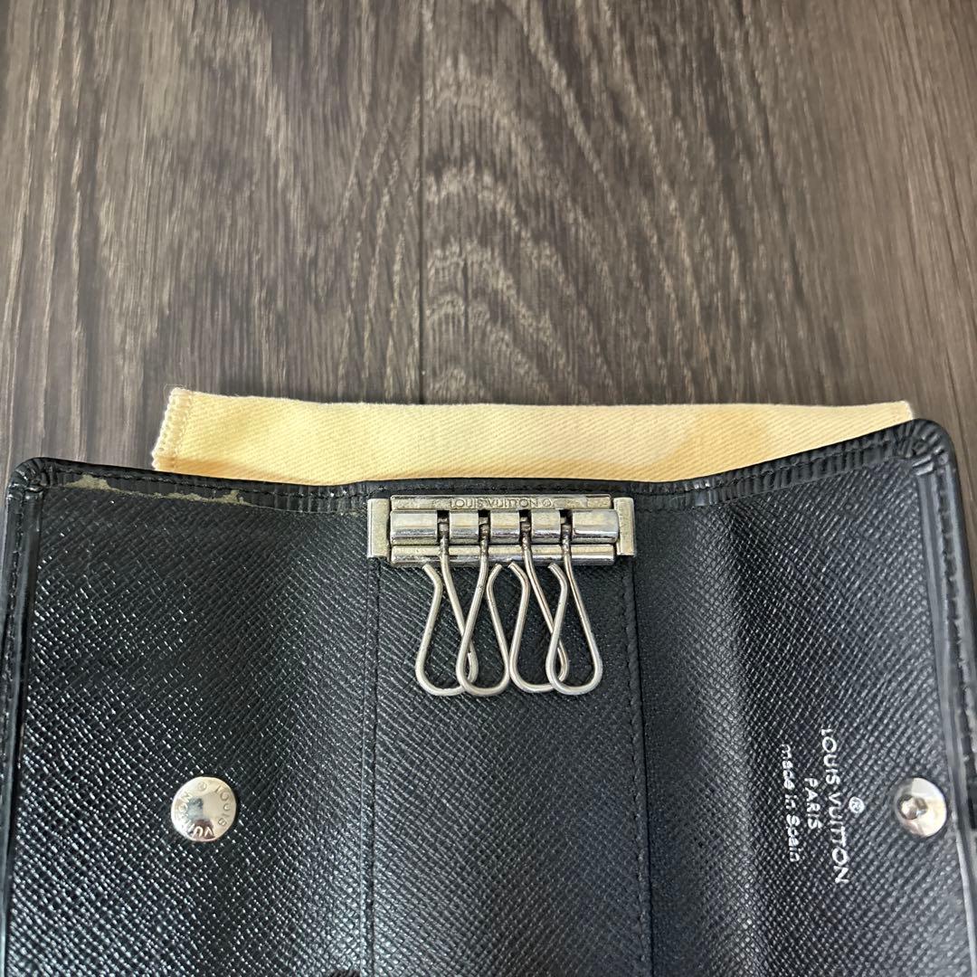 LOUIS VUITTON ブラック エピレザー キーケース - メルカリ