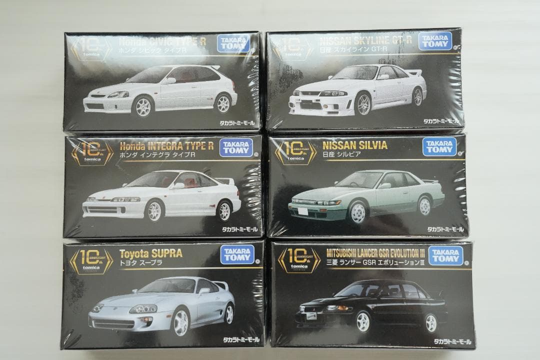 【トミカプレミアム限定】10周年記念 復刻版 タカラトミーモール 全12台