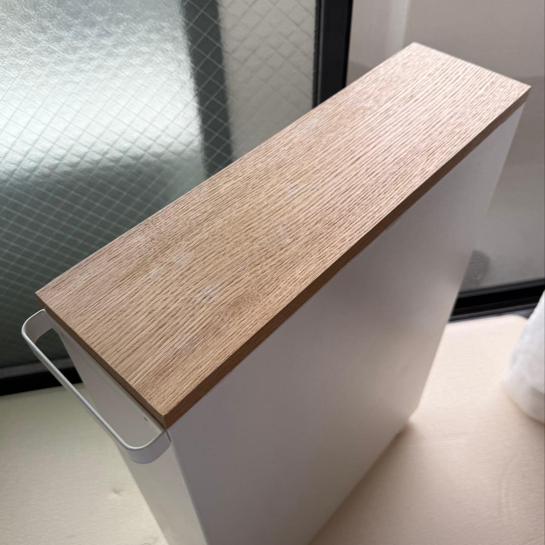 お値下げ中❗️towerタワーハンドル付きスリムトイレラックホワイト 山崎実業