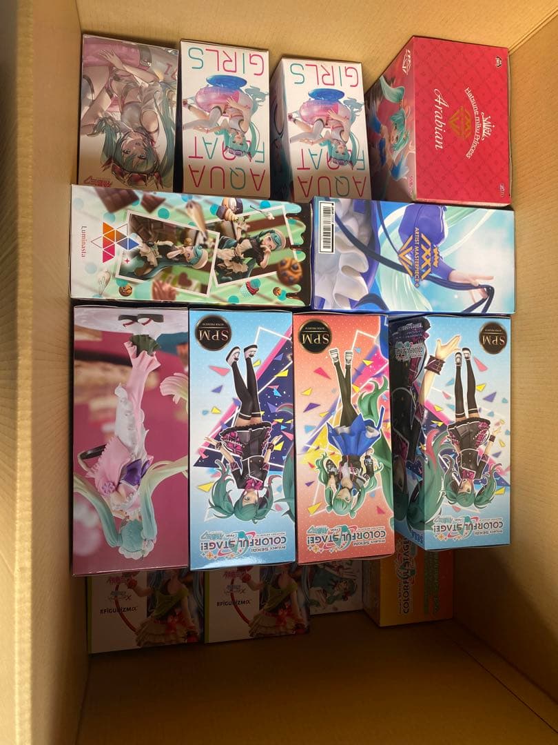 初音ミク　フィギュア　プロジェクトセカイ　桜ミク　雪ミク　アラビアン　50個