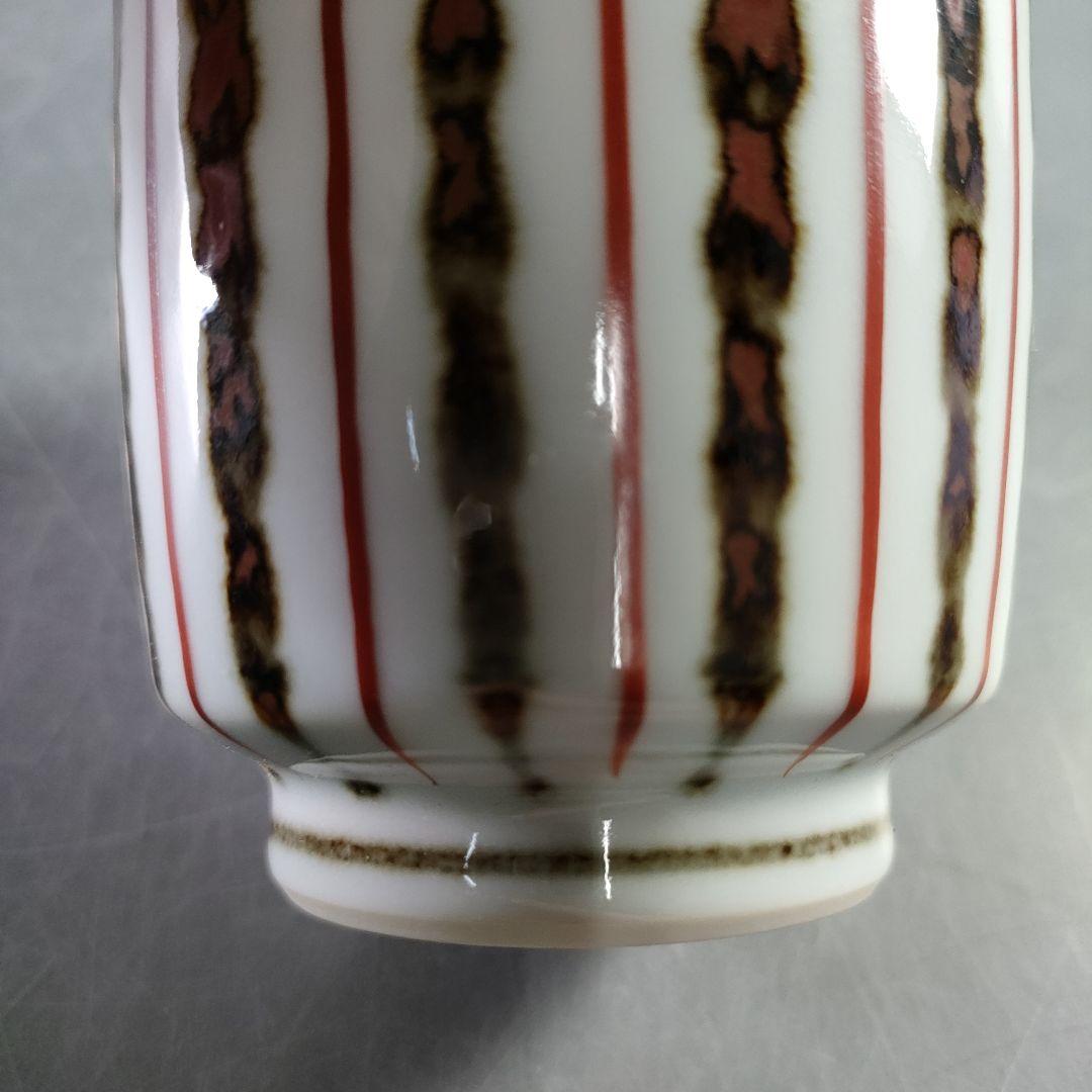 A894-4/平安松斎 造/鉄絵線文/蒸茶碗/蓋茶碗/5客/ - メルカリ